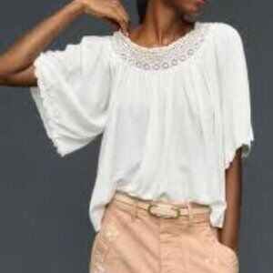 ✅ By Anthropologie Gauzy Swing‎ Top BOHO SIZE SMALL